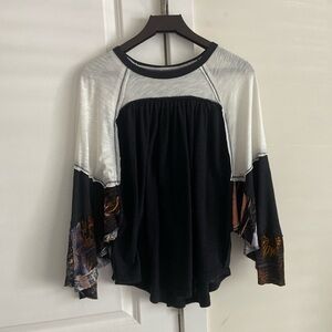 We The Free Floral Blouse Small